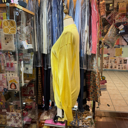 Doux Bleu Yellow Cotton Super Soft Top, made in Vietnam