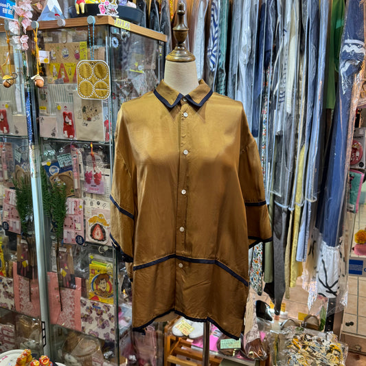 Rosier Brown Shirt, made in Japan