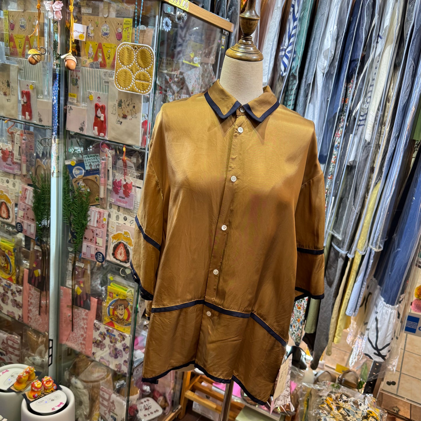 Rosier Brown Shirt, made in Japan