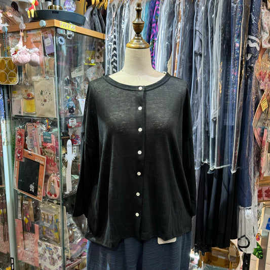 EXTRA30- d.comfort Linen Cardigan, 2 Colors, made in Japan