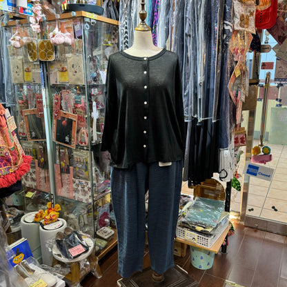 Sale- d.comfort Linen Cardigan, 2 Colors, made in Japan
