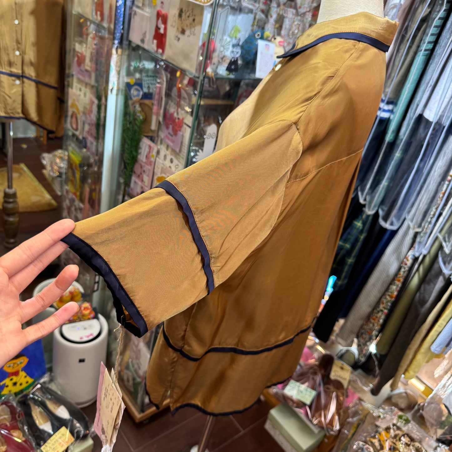 Rosier Brown Shirt, made in Japan