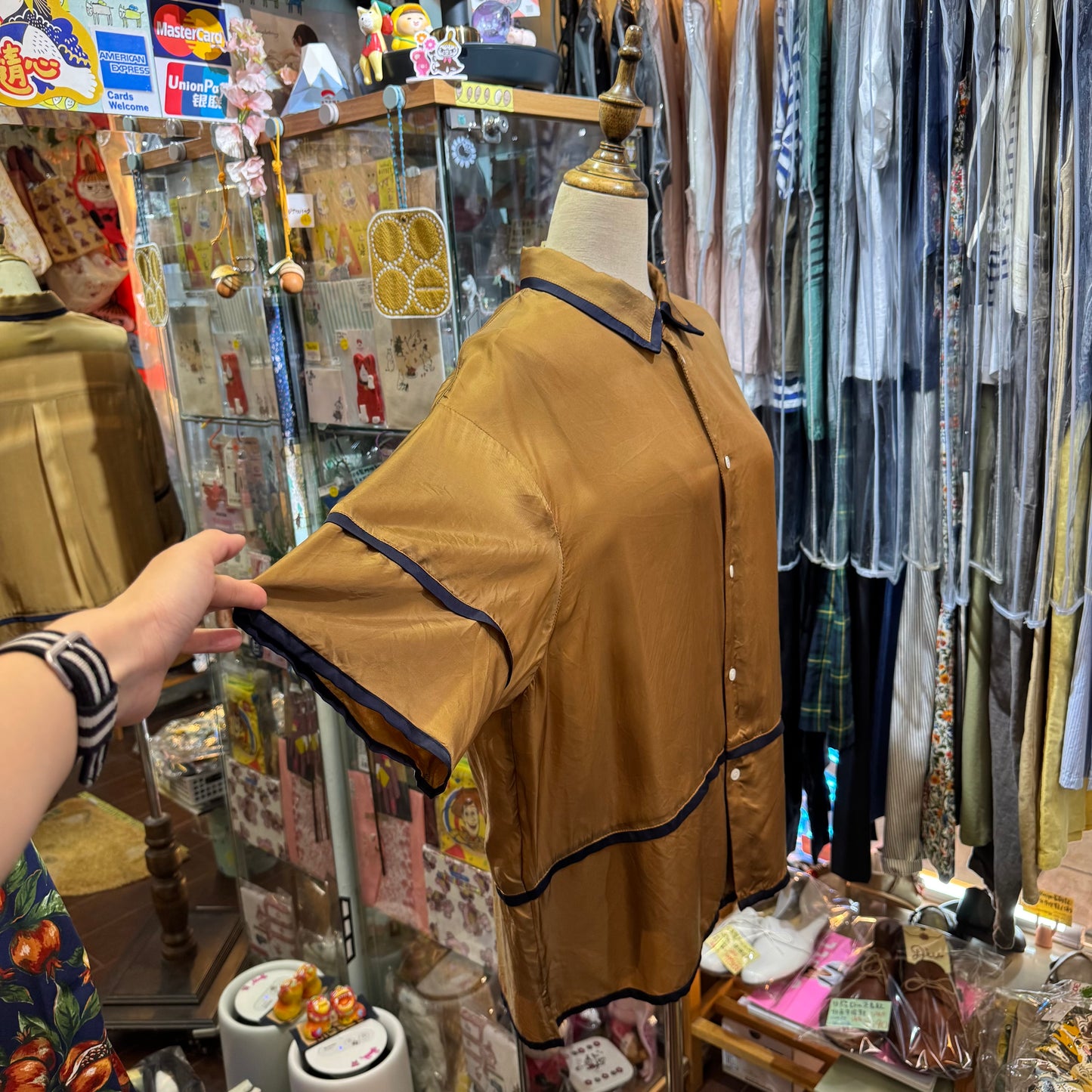 Rosier Brown Shirt, made in Japan