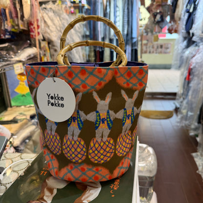 Yokke Pokke Rabbits Handbag, made in Japan