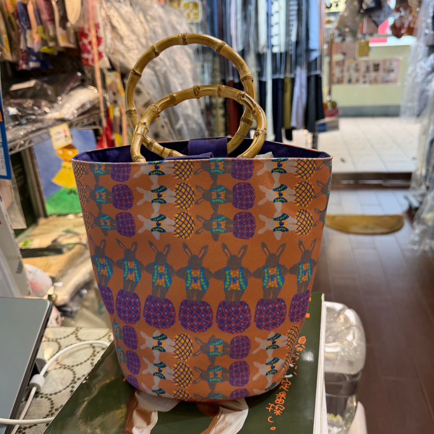 Yokke Pokke Rabbits Handbag, made in Japan