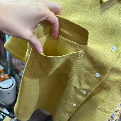 Sale- Midiumisolid Long Shirt, made in Japan