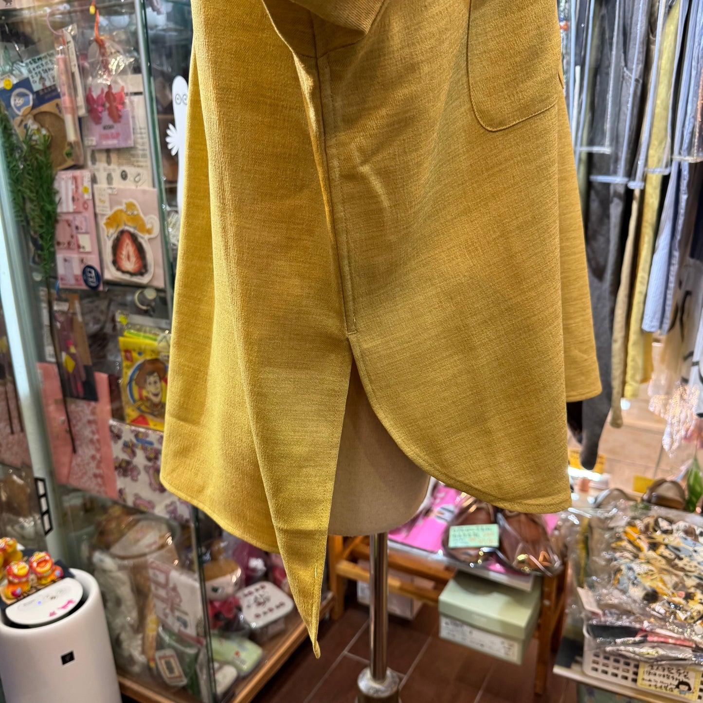 Midiumisolid Long Shirt, made in Japan