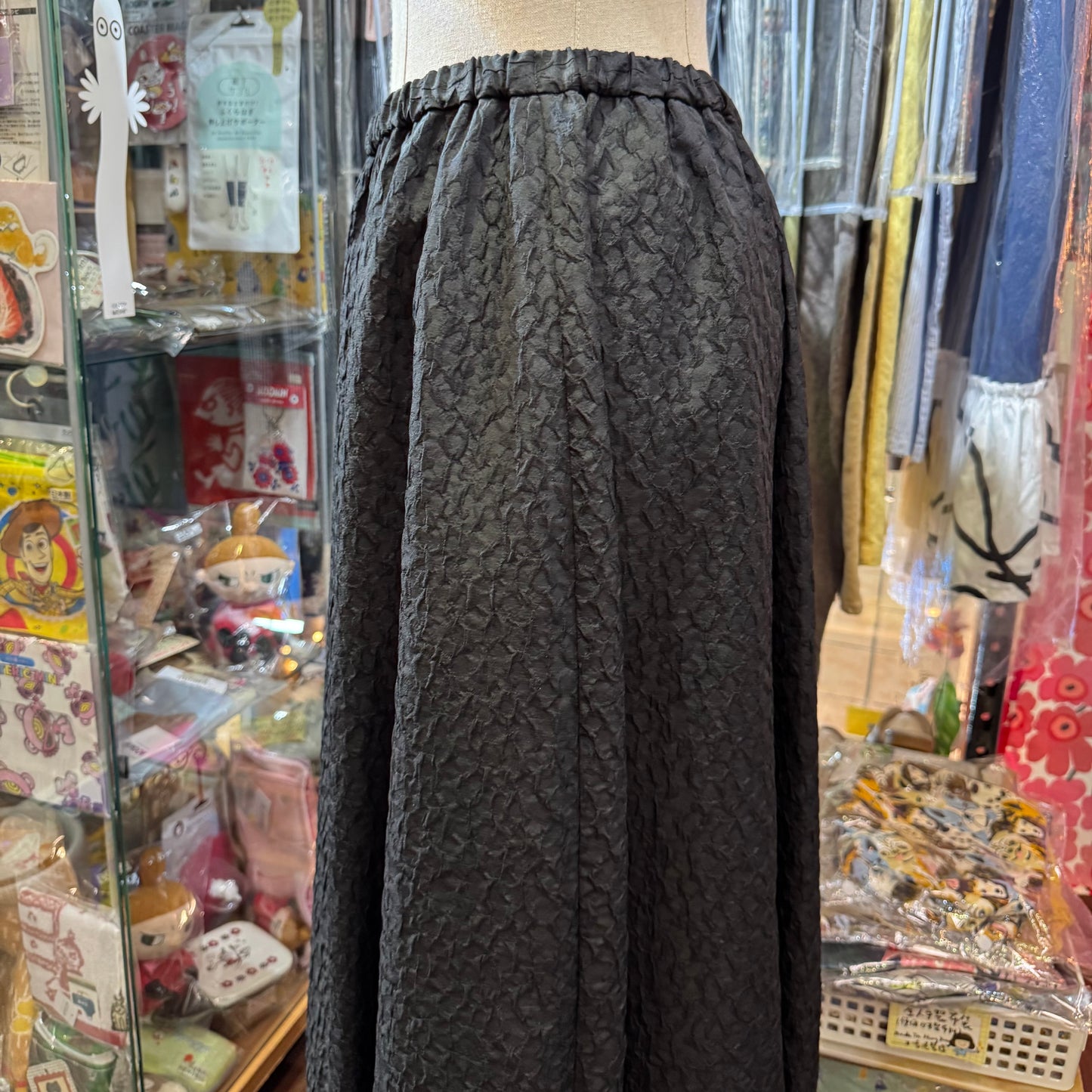 Mizuiro ind Black Balloon Skirt, made in Japan