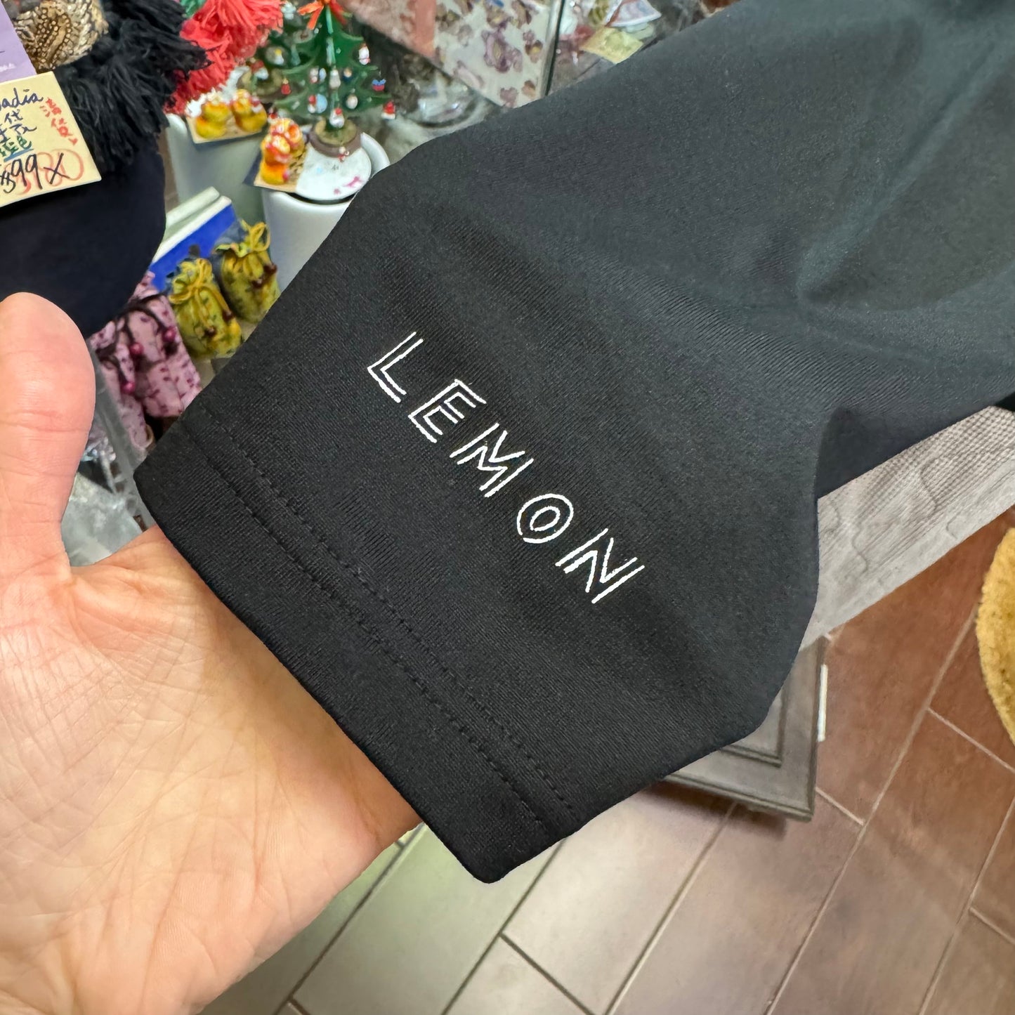 Sale- conges payes ADIEU TRISTESSE Lemon Black T-shirt, made in Japan