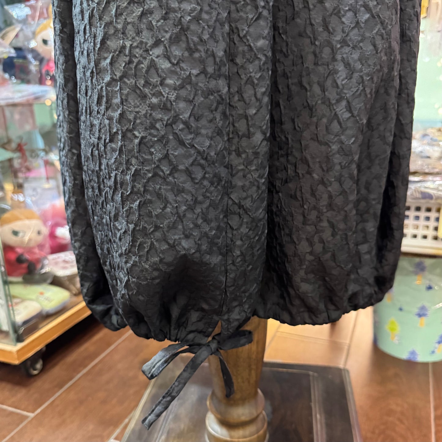Mizuiro ind Black Balloon Skirt, made in Japan