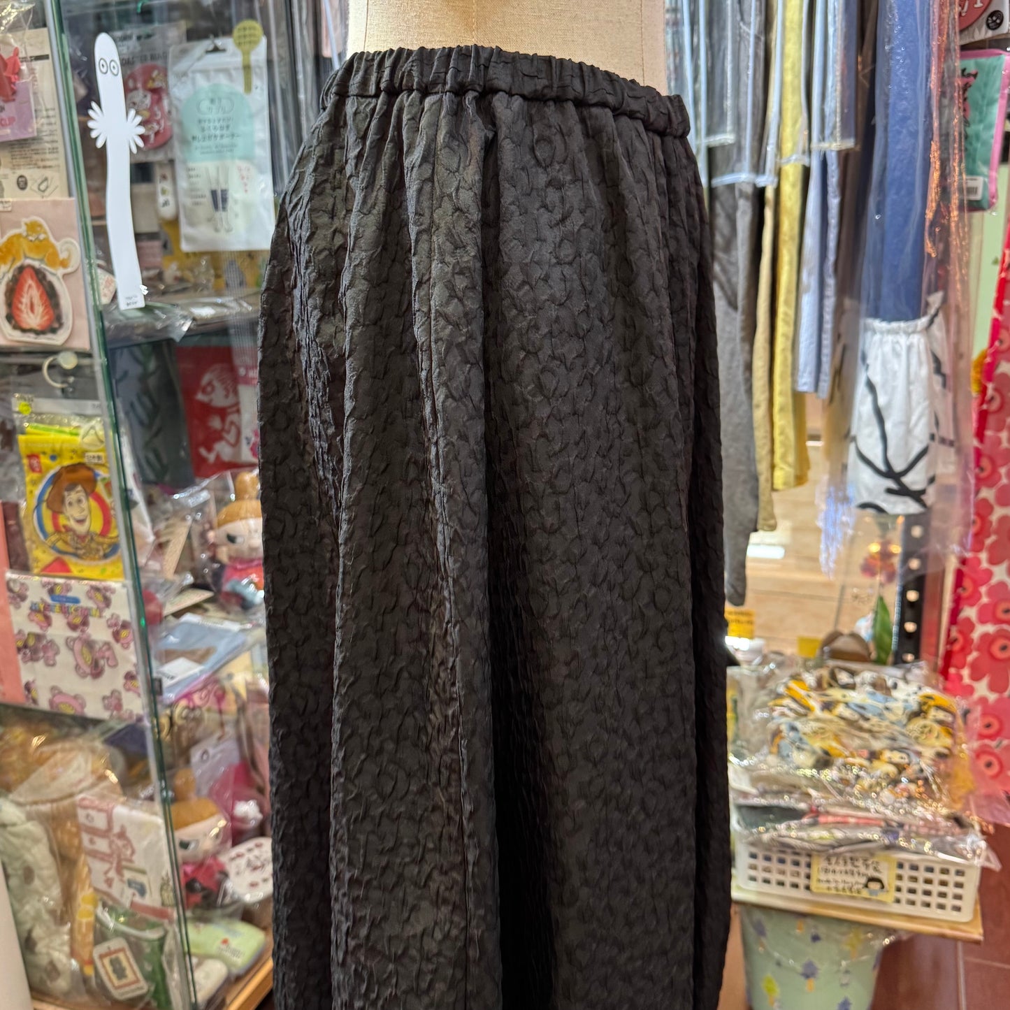 Mizuiro ind Black Balloon Skirt, made in Japan