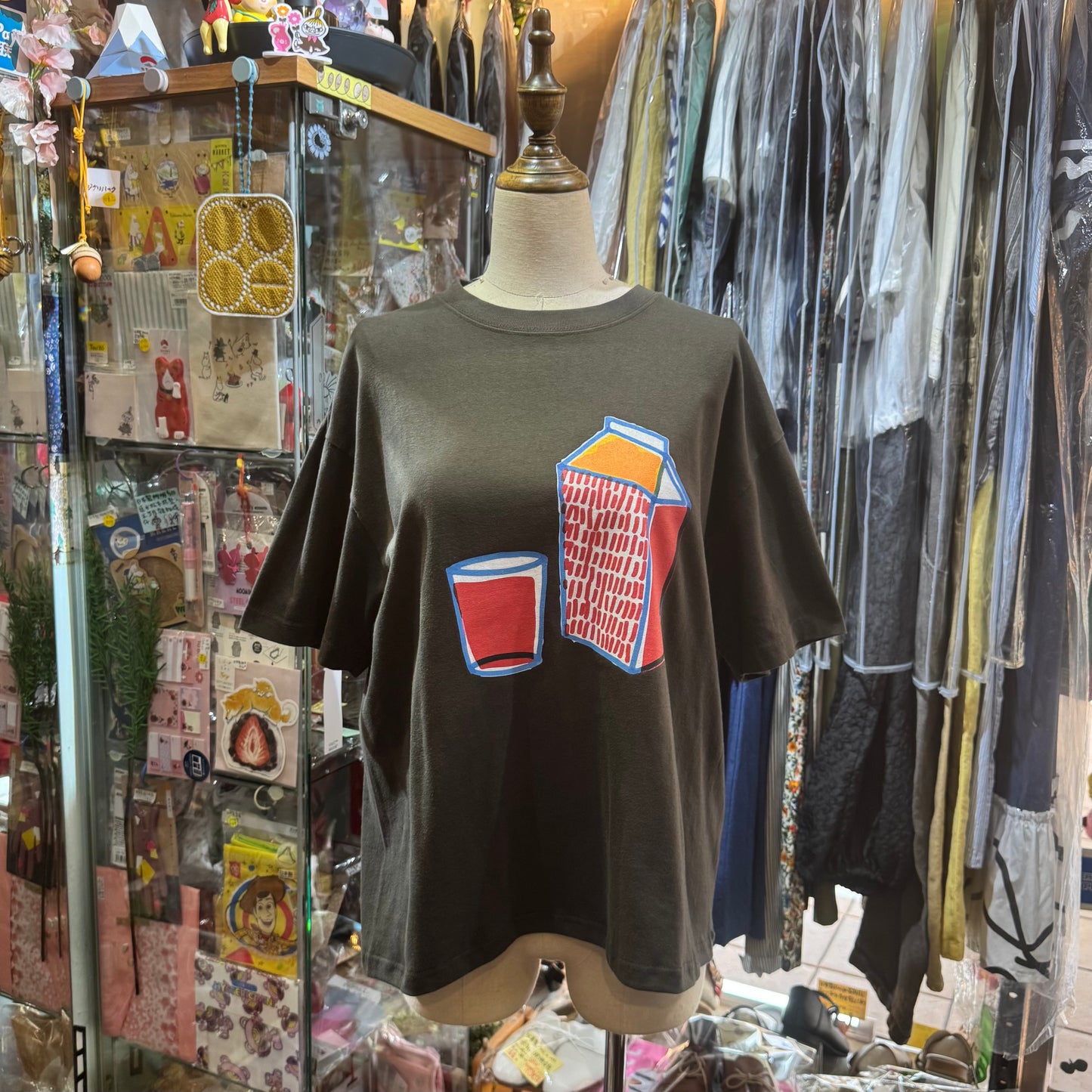 All Hours Milk T-shirt, 2 Colors, made in Japan