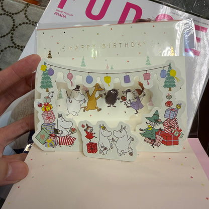Moomin and Little My Birthday Card, “Special Birthday”