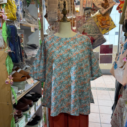 TANABANA Coconut Tree Blouse, made in India