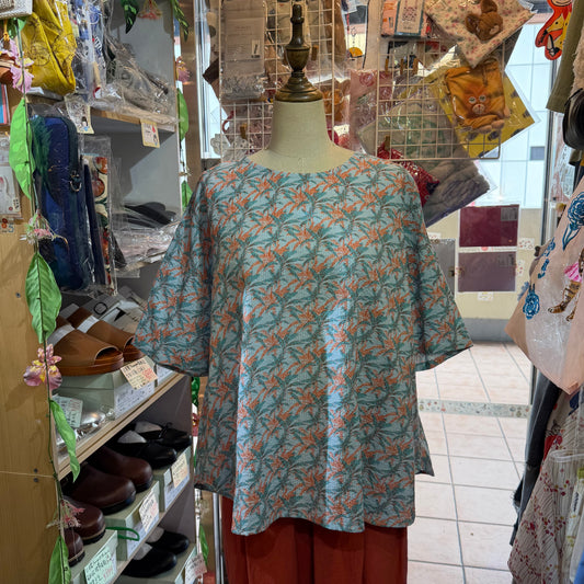 TANABANA Coconut Tree Blouse, made in India