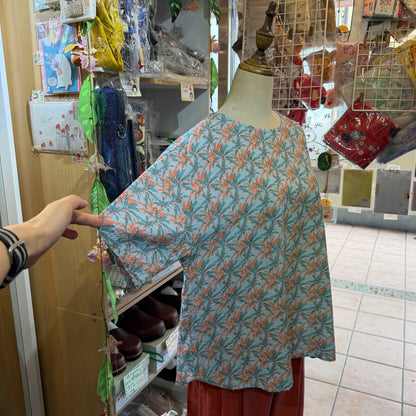 TANABANA Coconut Tree Blouse, made in India