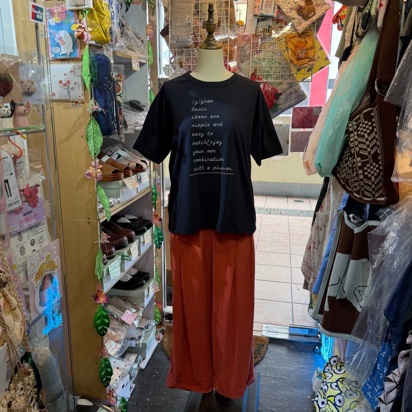 (g) Navy Basic… T-shirt, made in Japan