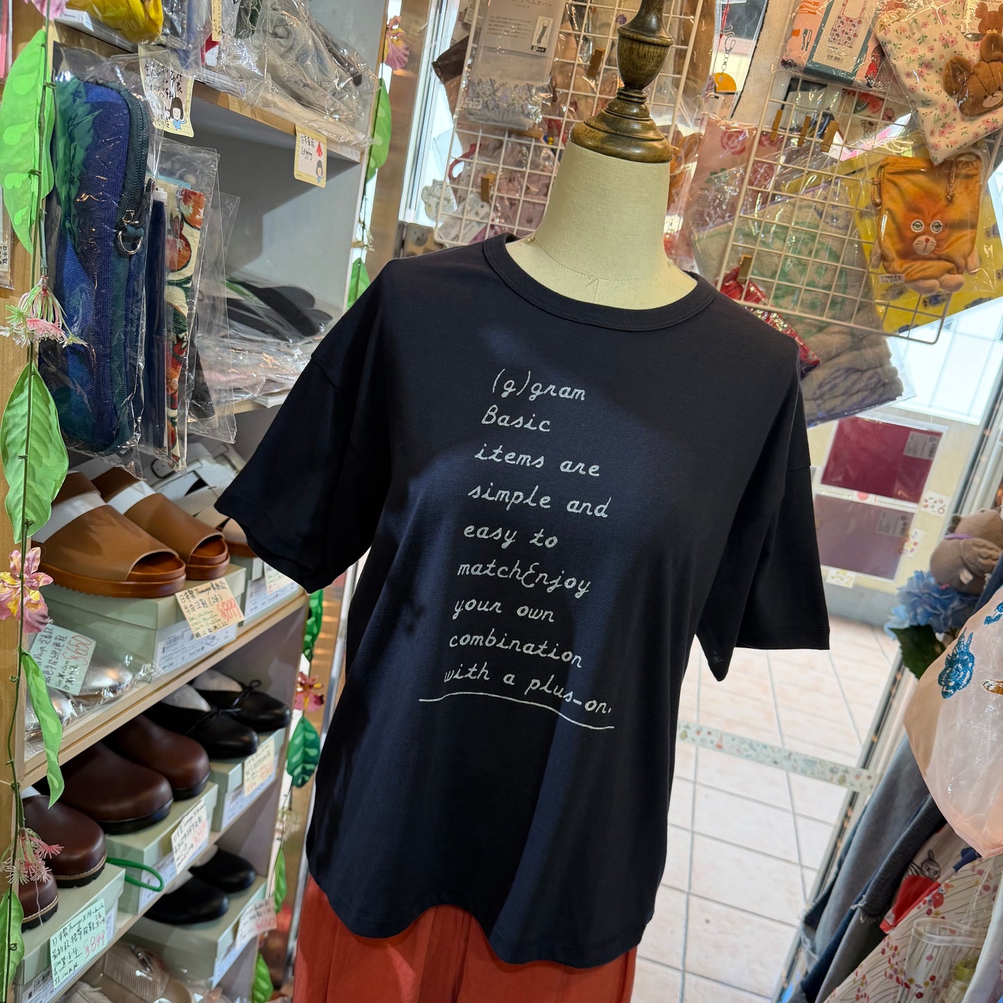 (g) Navy Basic… T-shirt, made in Japan