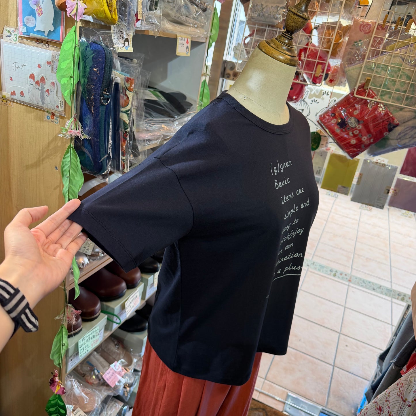 (g) Navy Basic… T-shirt, made in Japan