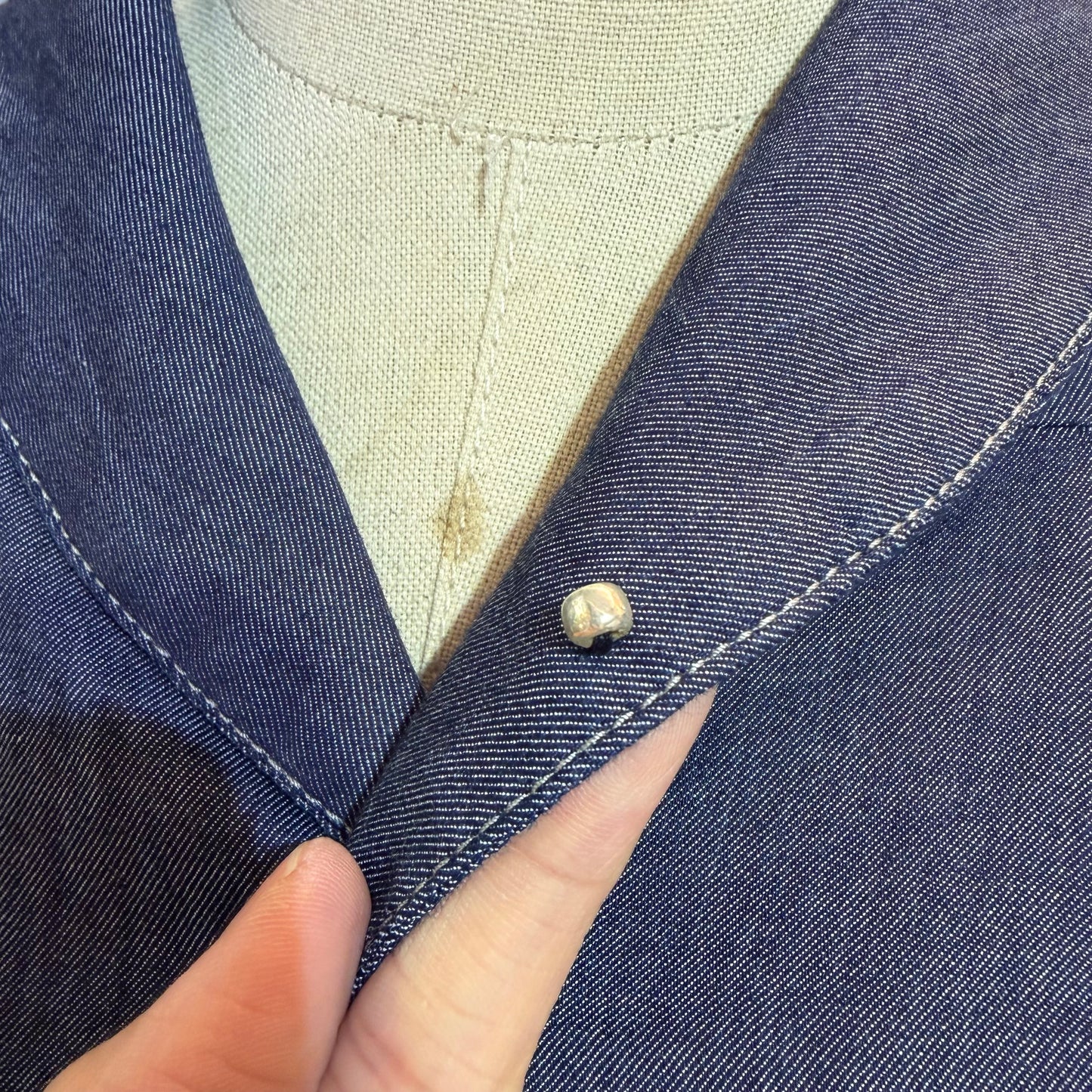VM Denim Blouse, made in Japan
