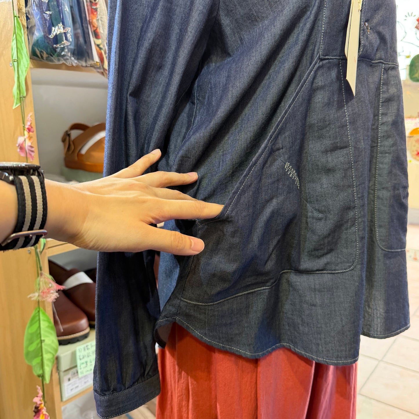 VM Denim Blouse, made in Japan