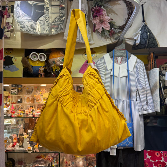 Anvocoeur Yellow Shoulder Bag, made in Japan