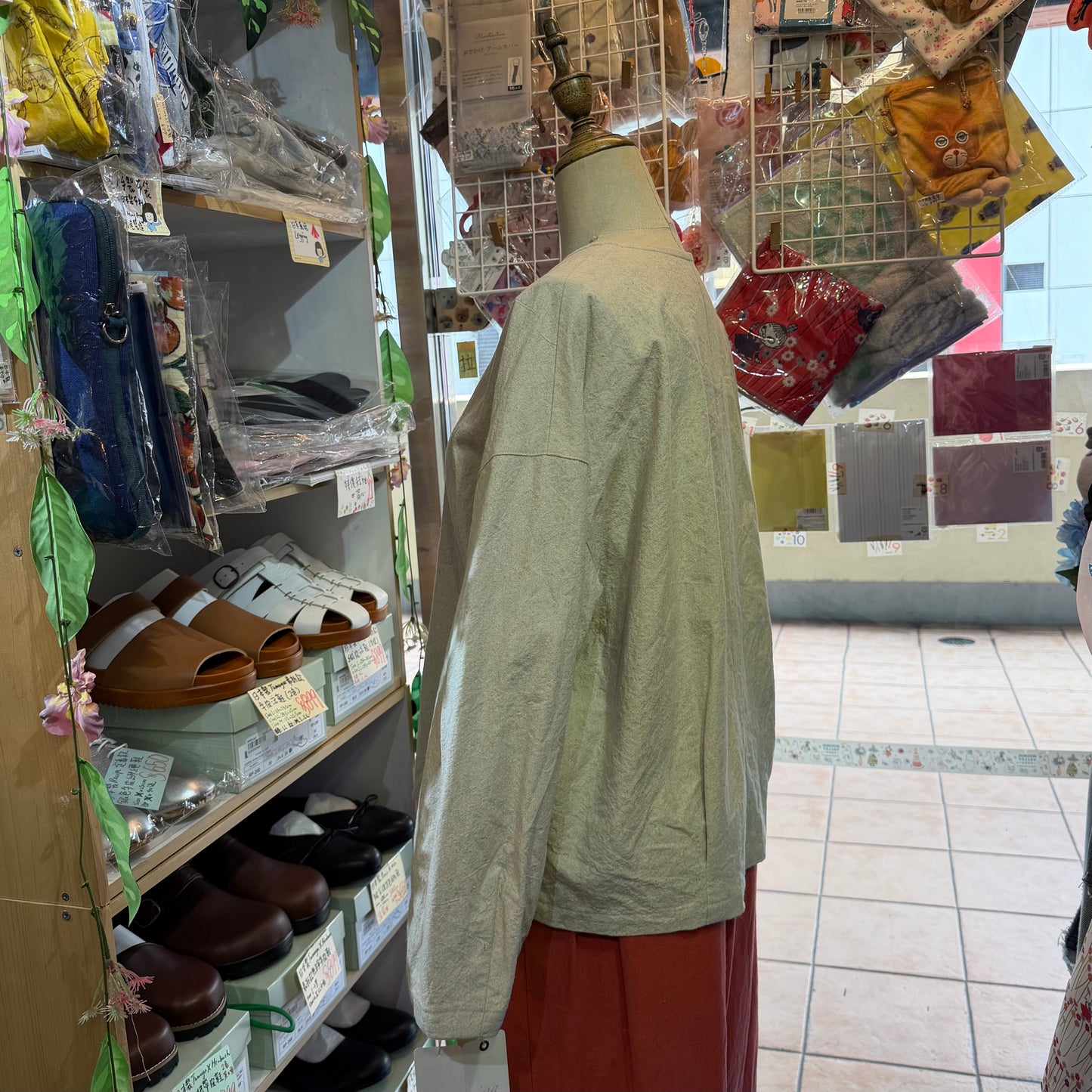 Ina Ivory Cotton Linen Jacket, made in Japan