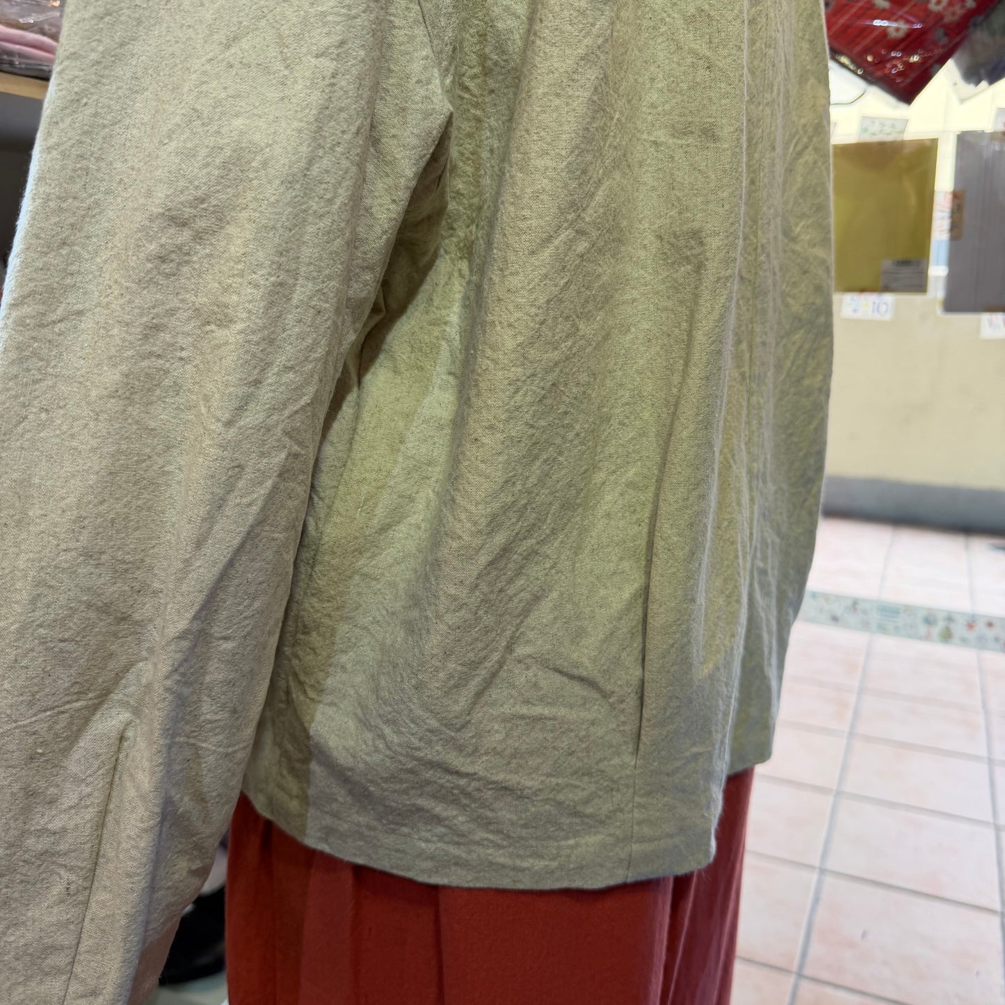 Ina Ivory Cotton Linen Jacket, made in Japan