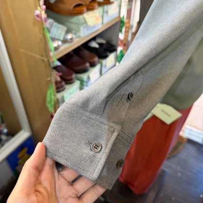 Midiumisolid Grey 2Way Blazers, Shirt, made in Japan