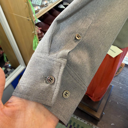 Midiumisolid Grey 2Way Blazers, Shirt, made in Japan