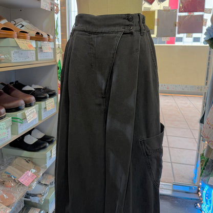Tumugu Charcoal Wide-leg Pants