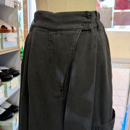 Tumugu Charcoal Wide-leg Pants