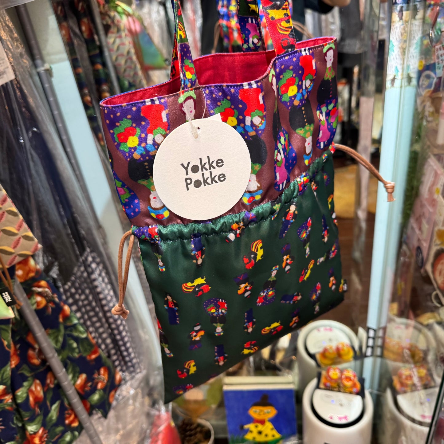 Yokke Pokke Handbag, 2 Patterns, made in Japan