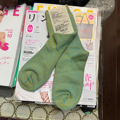 Meri ja Kuu Emerald Cotton Socks, made in Japan