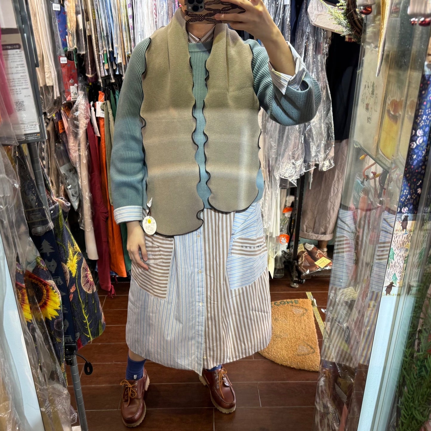 $99 only~ Lune jumella Scarf, 2 Colors, made in Korea