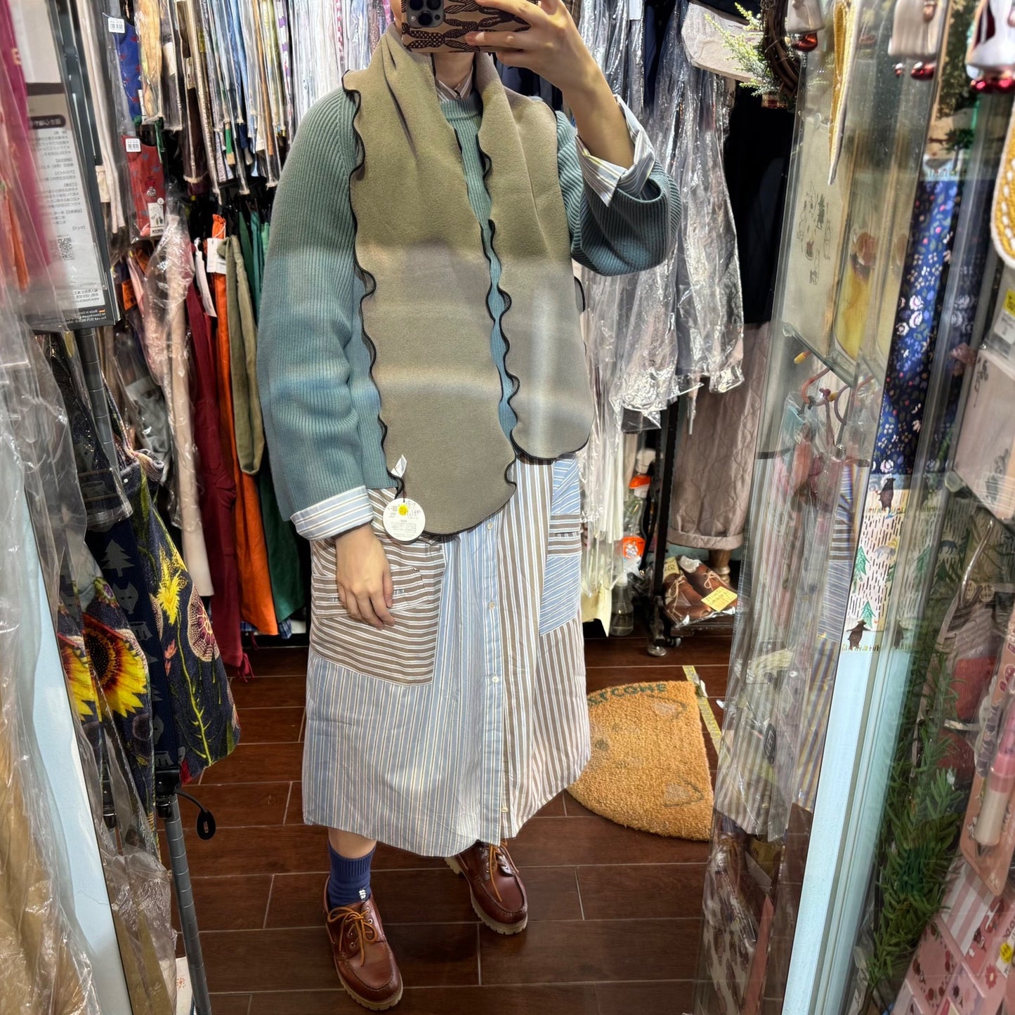 $99 only~ Lune jumella Scarf, 2 Colors, made in Korea