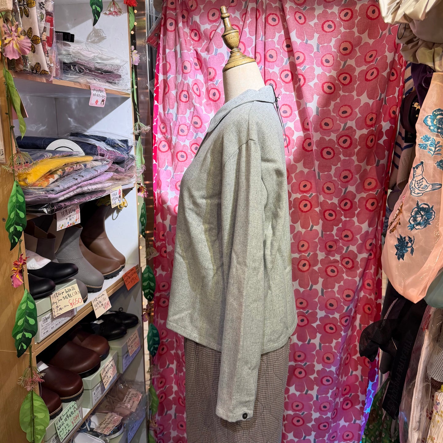 Sale- Mizuiro ind Wool Blend Basic Shirt, 2 Colors