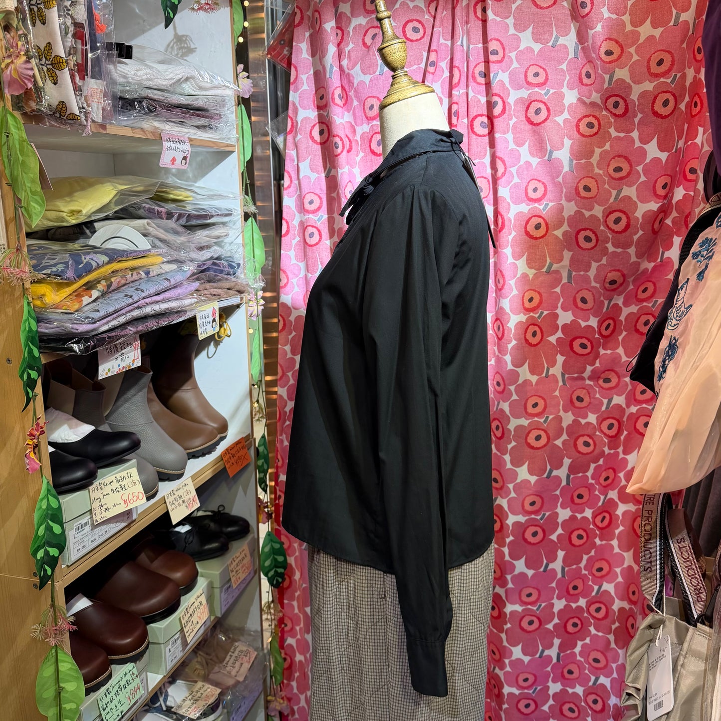 Sale- Mizuiro Ind Black Shirt, made in Japan