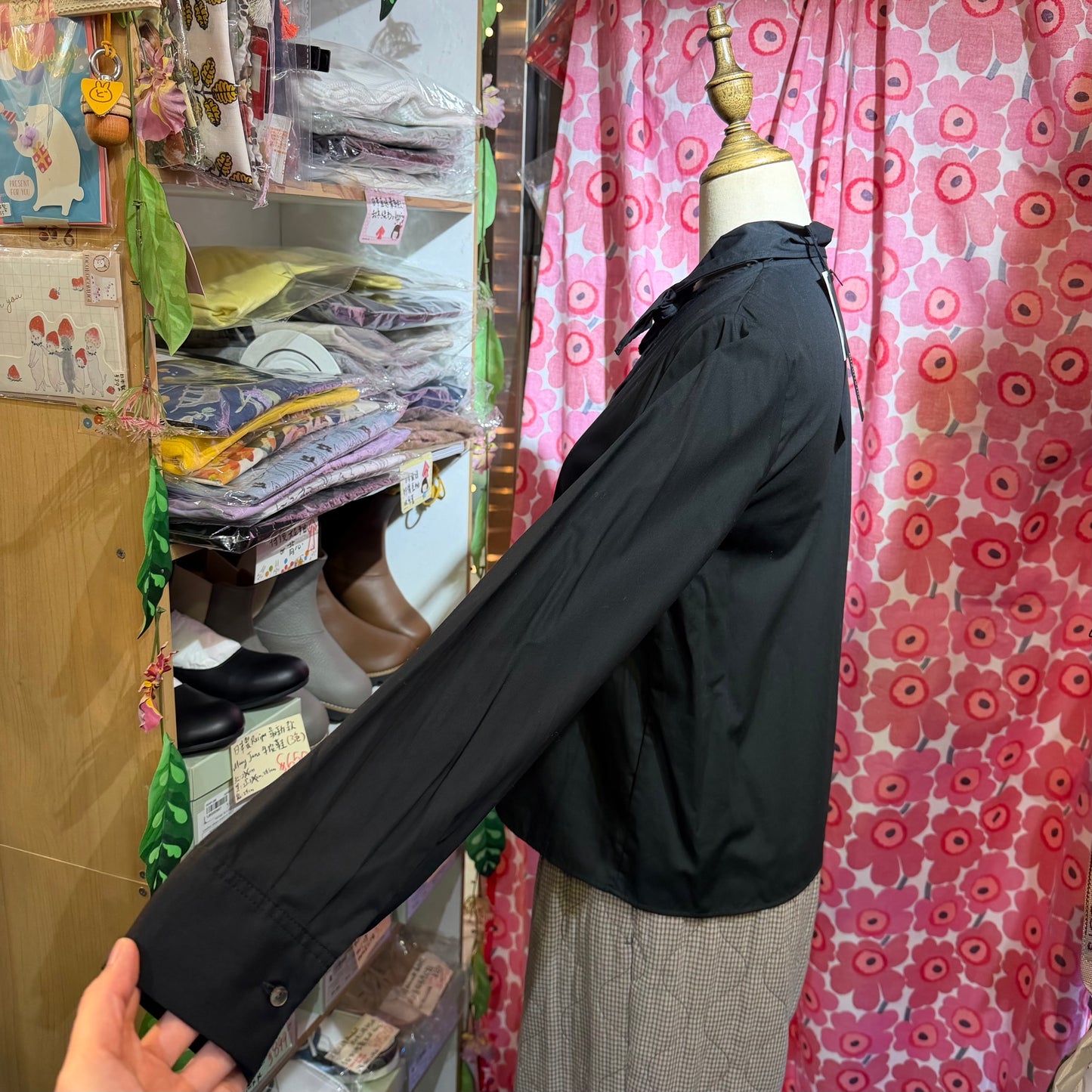 Sale- Mizuiro Ind Black Shirt, made in Japan