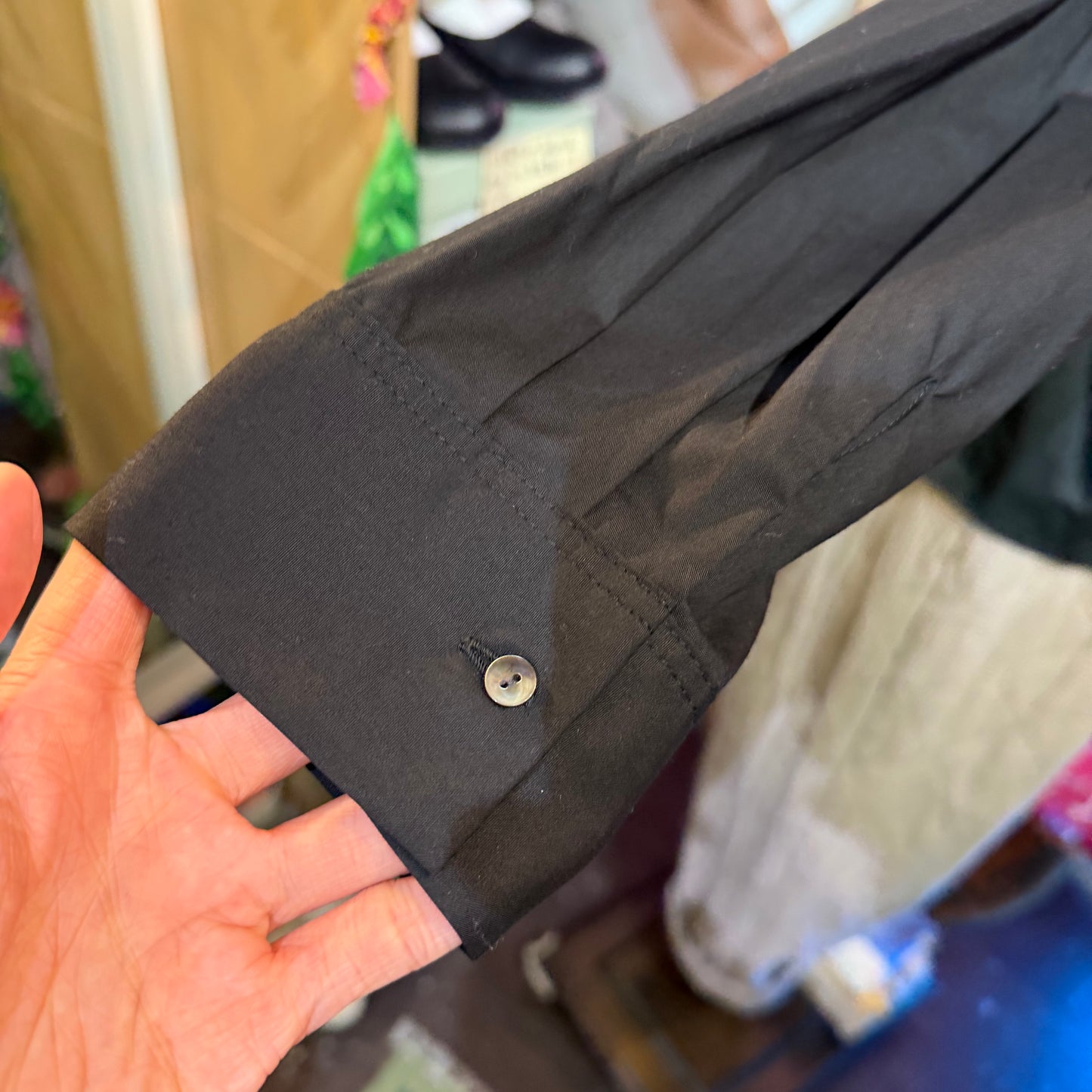 Sale- Mizuiro Ind Black Shirt, made in Japan