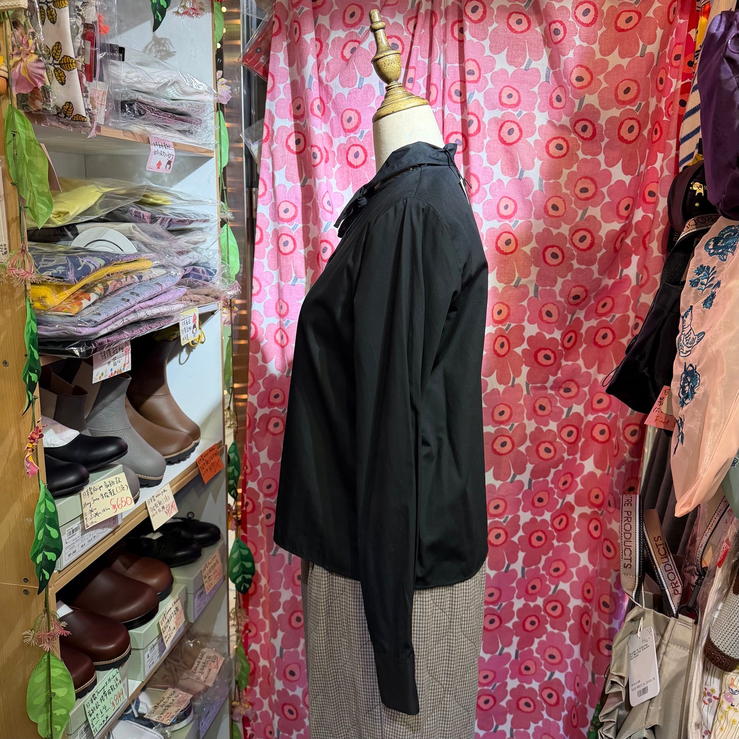 Sale- Mizuiro Ind Black Shirt, made in Japan