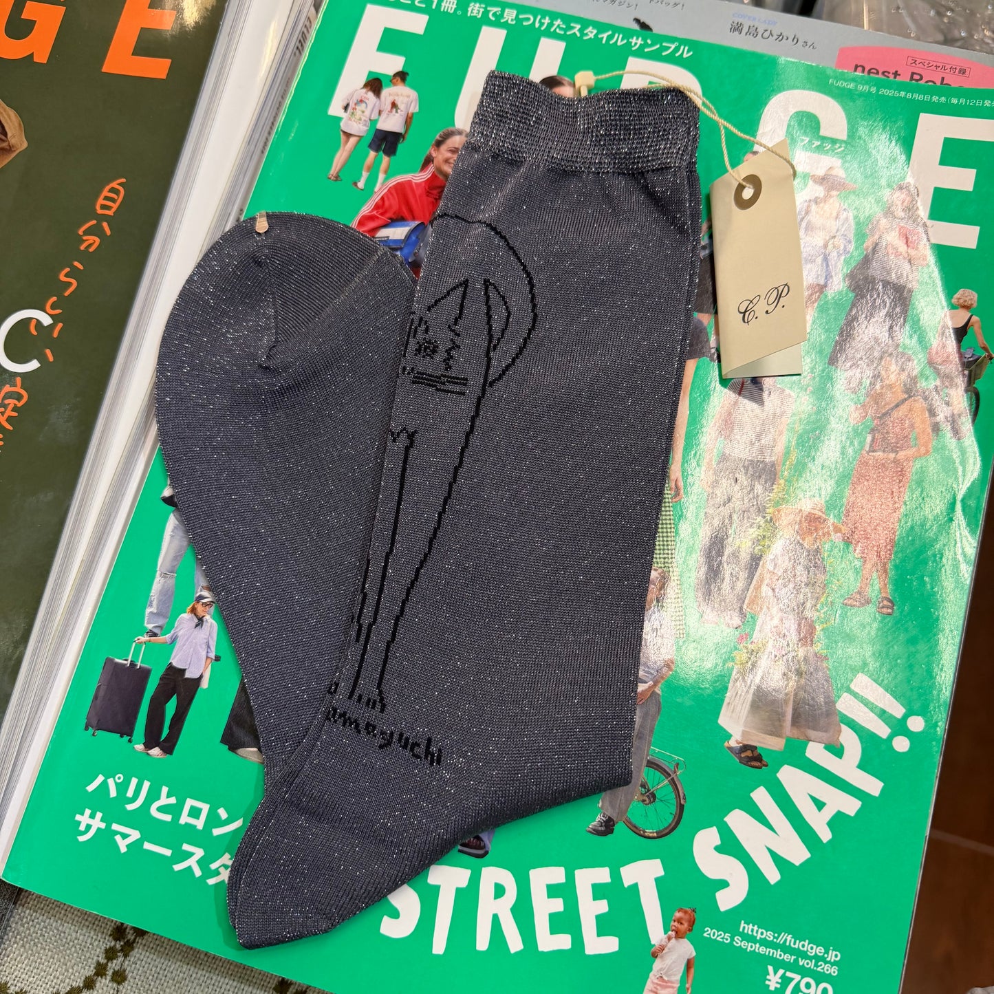 Conges Payes X  Ichiro Yamaguchi Socks,  2 patterns, made in Japan