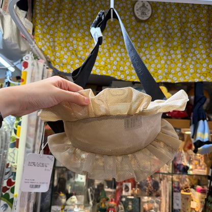 Theatre Products Beige Half-moon Mesh Bag