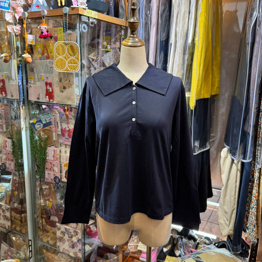 Mizuiro Ind Wide Collar Polo Shirt, 2 Colors, made in Japan