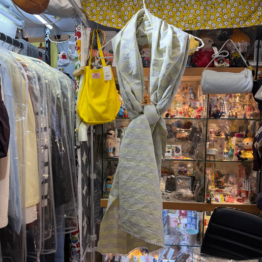 Tumugu Checked Scarf, 2 Colors, made in Japan