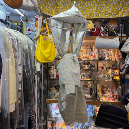 Tumugu Checked Scarf, 2 Colors, made in Japan