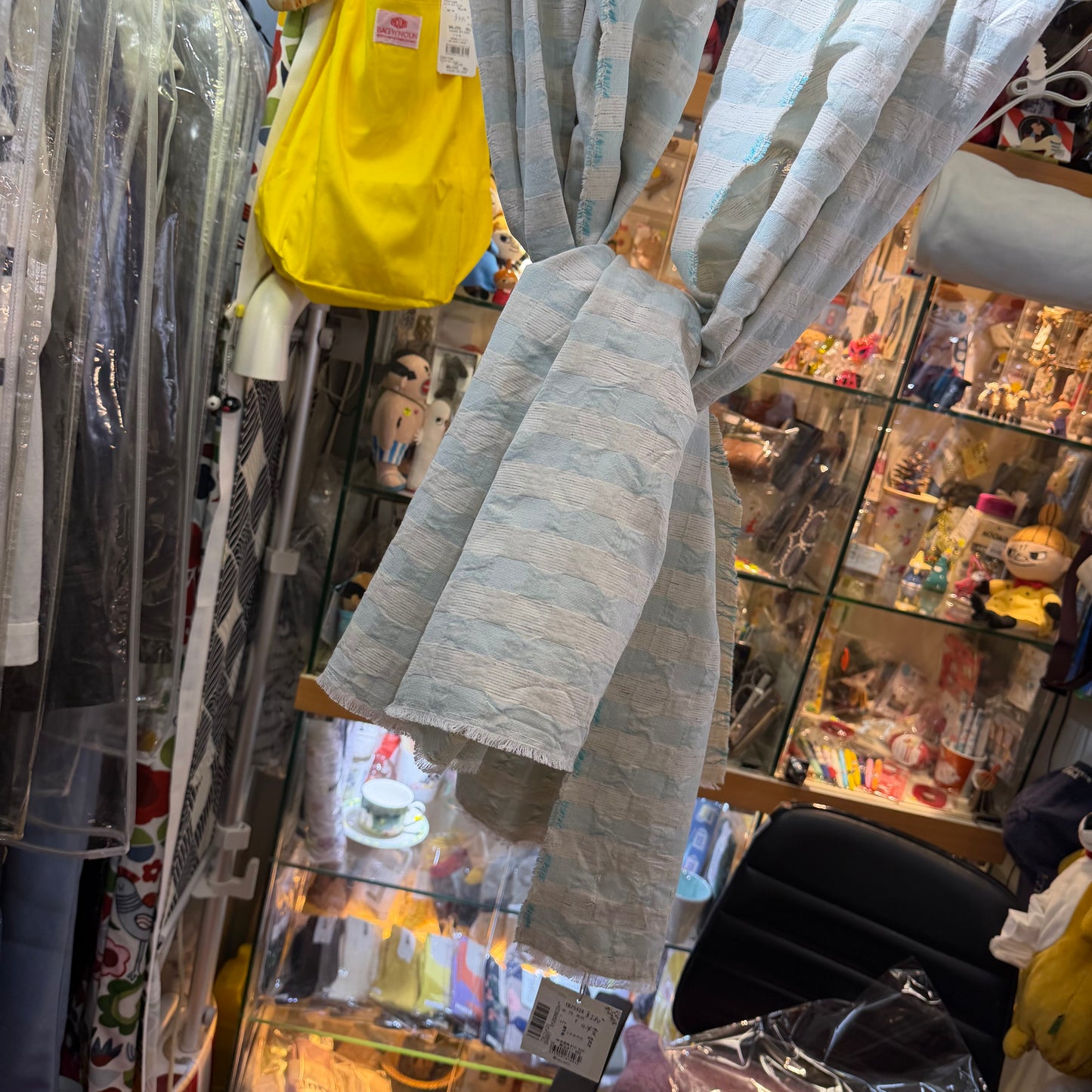 Tumugu Checked Scarf, 2 Colors, made in Japan