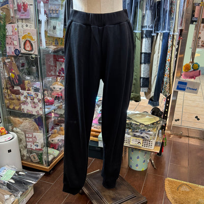 (g) Black Joggers Pants, made in Japan