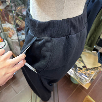 (g) Black Joggers Pants, made in Japan