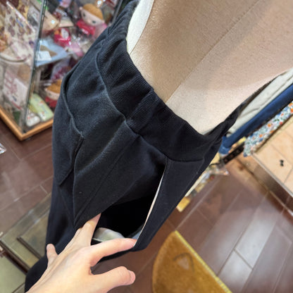 (g) Black Joggers Pants, made in Japan